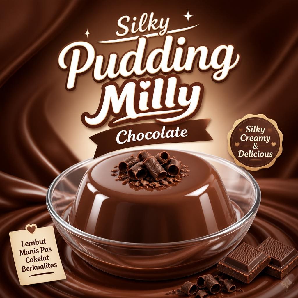 Silky Pudding Milly Chocolate Gokana Ramen & Teppan